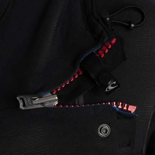 Pianka do pływania męska O'Neill Psycho Tech 6/4+ mm Chest Zip with Hood black 5366-A00