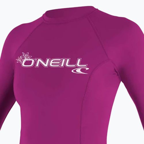 Longsleeve do pływania damski O'Neill Basic Skins Rash Guard fox pink