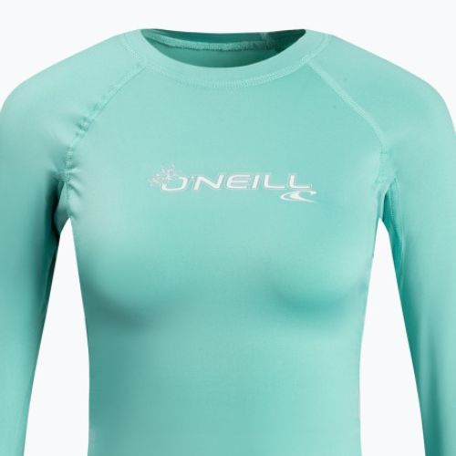 Longsleeve do pływania damski O'Neill Basic Skins Rash Guard light aqua