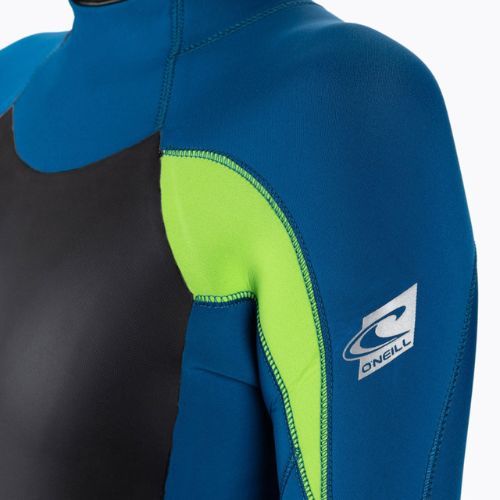 Pianka do pływania dziecięca O'Neill Youth Epic 4/3 mm Back Zip Full black/ultra blue/ultra blue/dayglo
