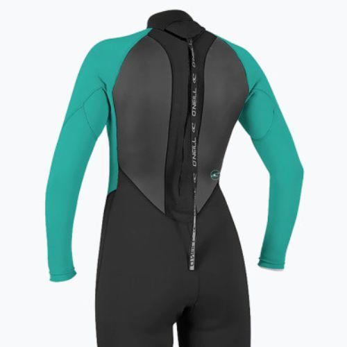 Pianka do pływania damska O'Neill Reactor-2 3/2 mm Back Zip Full black/light aqua