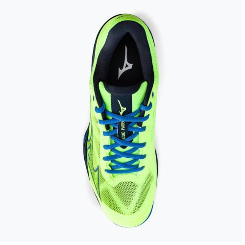 Buty do padla męskie Mizuno Wave Exceed Light Padel neo lime/total eclipse/super sonic