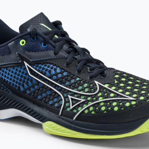 Buty do tenisa męskie Mizuno Wave Exceed Tour 5 AC t eclipse/neo lime/super sonic