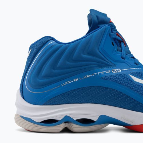 Buty do siatkówki Mizuno Wave Lightning Z6 Mid niebieskie V1GA200524