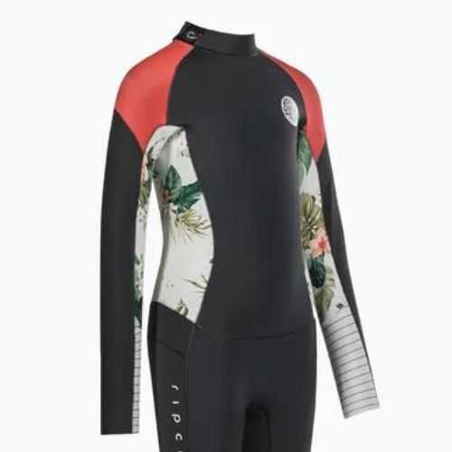 Pianka do pływania dziecięca Rip Curl Dawn Patrol 3/2 mm E-Stitch Back Zip charcoal
