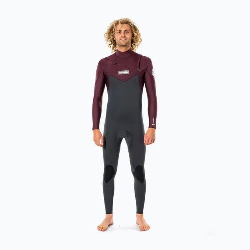 Pianka do pływania męska Rip Curl Dawn Patrol 4/3 mm Chest Zip wine