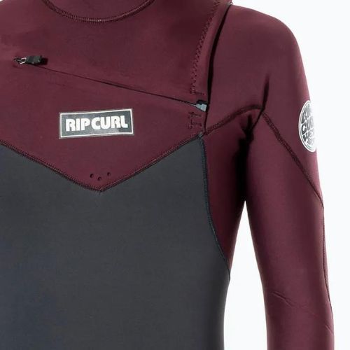 Pianka do pływania męska Rip Curl Dawn Patrol 4/3 mm Chest Zip wine