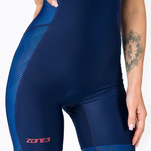 Kombinezon triathlonowy damski ZONE3 Activate+ Trisuit navy/coral