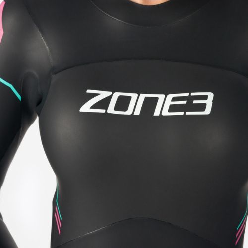 Pianka triathlonowa damska ZONE3 Agile black/pink/turquoise