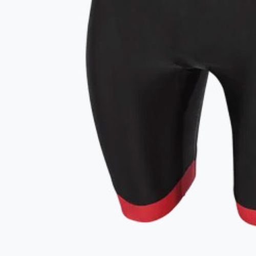 Kombinezon triathlonowy męski ZONE3 Aquaflo+ Full Zip Trisuit black/red
