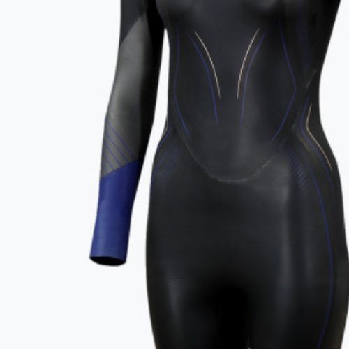 Pianka triathlonowa damska ZONE3 Aspire 4 mm black/gun metal/purple