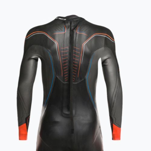 Pianka triathlonowa męska ZONE3 Vanquish 4 mm black/gun metal/red