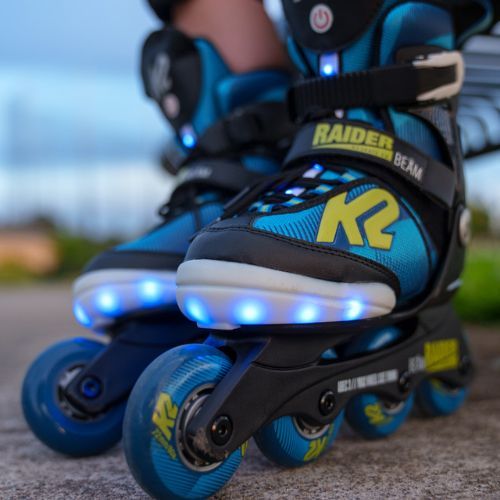 Rolki dziecięce K2 Raider Beam blue/black