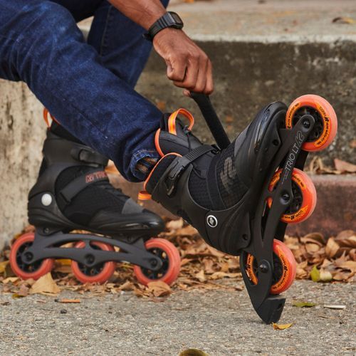 Rolki męskie K2 Trio LT 100 2022 black/orange