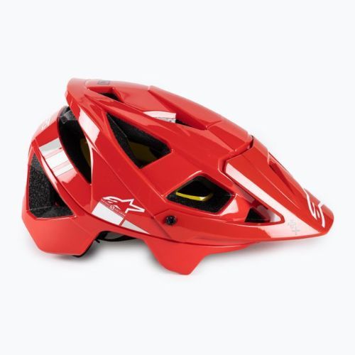 Kask rowerowy Alpinestars Vector Tech A2 bright red/light gray glossy