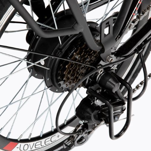 Rower elektryczny LOVELEC Lugo 36V 10Ah 360Wh silver