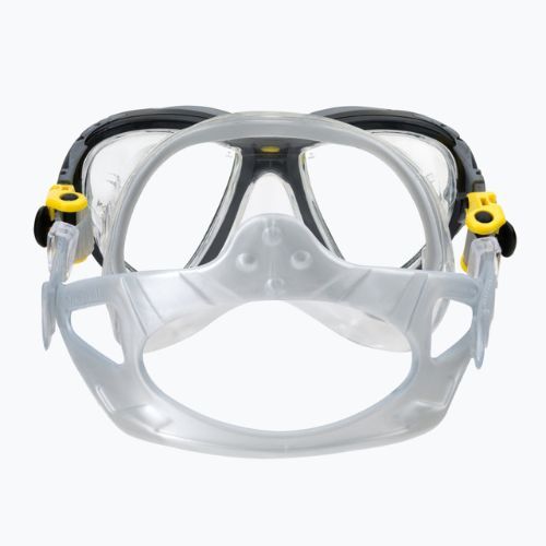 Maska do nurkowania Cressi Big Eyes Evolution crystal/yellow