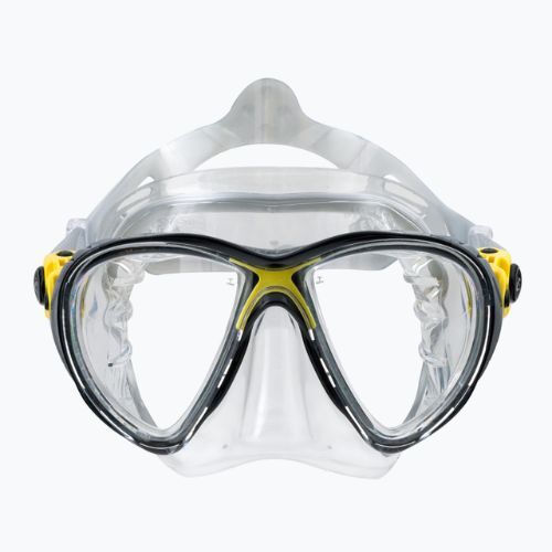 Maska do nurkowania Cressi Big Eyes Evolution crystal/yellow