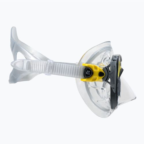 Maska do nurkowania Cressi Big Eyes Evolution crystal/yellow