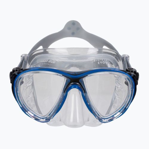 Maska do nurkowania Cressi Big Eyes Evolution crystal/blue black