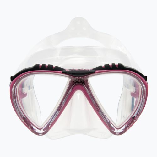 Maska do nurkowania Cressi Lince clear/pink