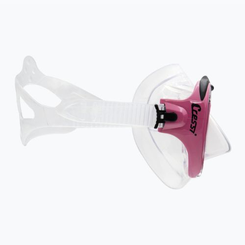 Maska do nurkowania Cressi Lince clear/pink