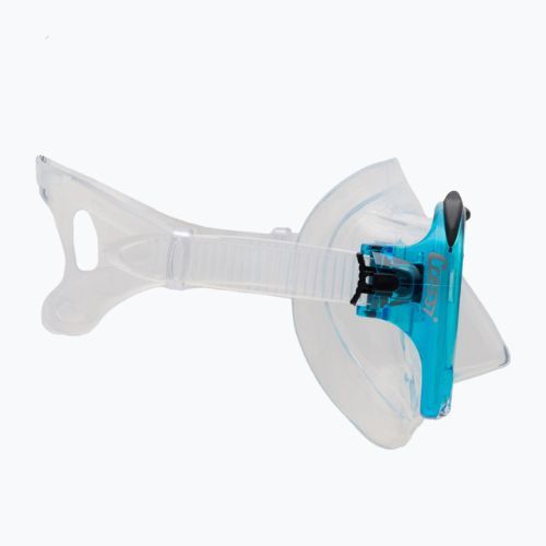 Maska do nurkowania Cressi Lince clear/aquamarine