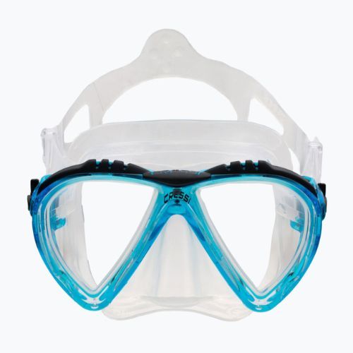 Maska do nurkowania Cressi Lince clear/aquamarine