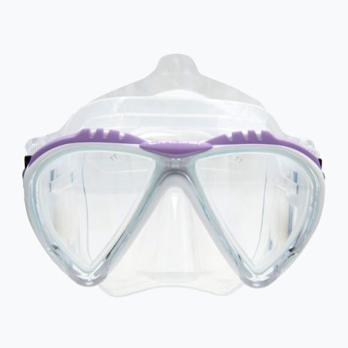 Maska do nurkowania Cressi Lince clear/white/lilac