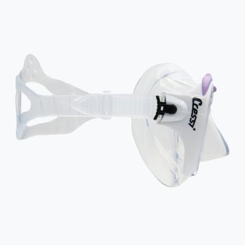 Maska do nurkowania Cressi Lince clear/white/lilac
