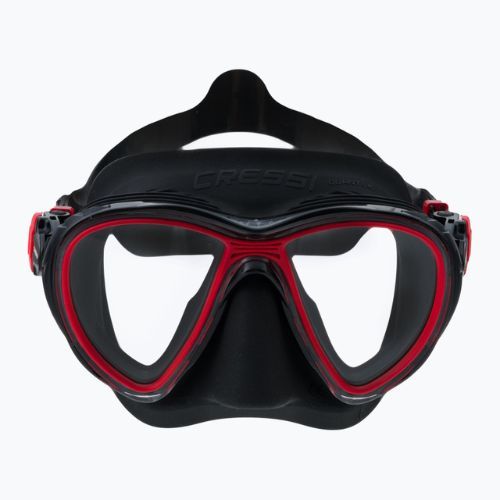 Maska do nurkowania Cressi Quantum black/red