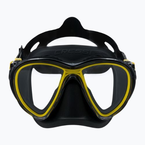 Maska do nurkowania Cressi Quantum black/yellow