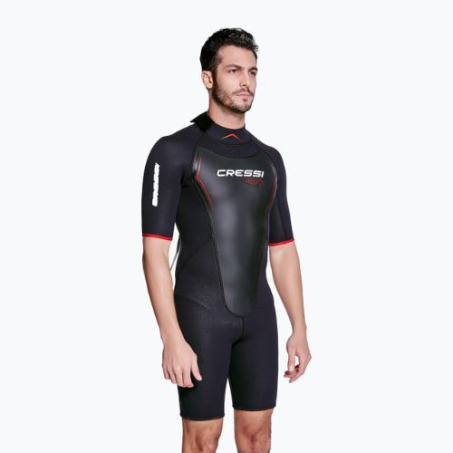 Skafander do nurkowania męski Cressi Altum Wetsuit Shorty 3 mm black/red