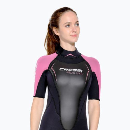 Skafander do nurkowania damski Cressi Altum Shorty 3 mm black/pink