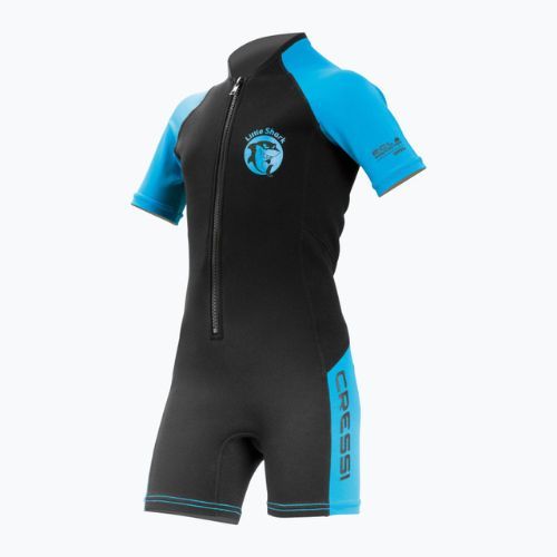 Pianka do pływania dziecięca Cressi Little Shark Shorty 2 mm black/blue