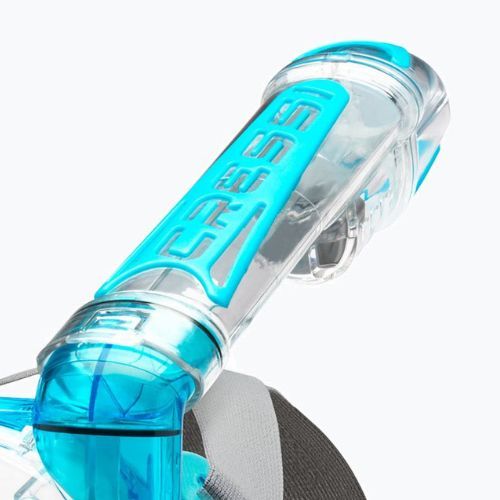 Zestaw do snorkelingu Cressi Duke Bonete Net Bag translucent aquamarine