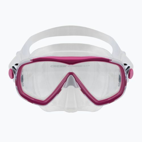 Zestaw do nurkowania dziecięcy Cressi Mini Palau Bag clear/pink