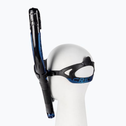 Zestaw do snorkelingu Cressi Quantum + Itaca Ultra Dry black/blue