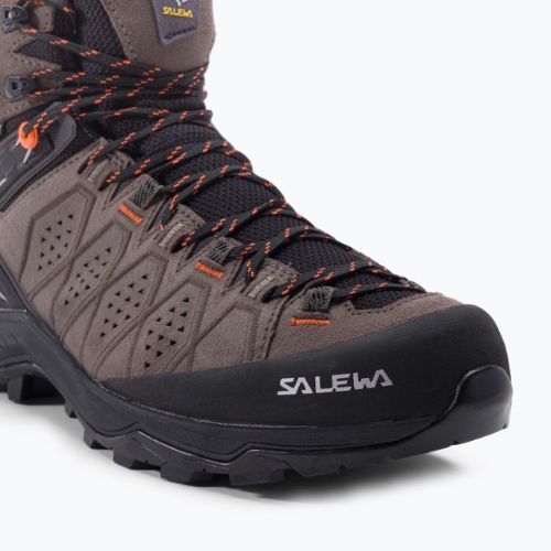 Buty trekkingowe męskie Salewa Alp Trainer 2 Mid GTX wallnut/fluo orange