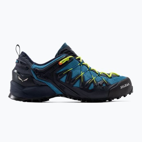 Buty podejściowe męskie Salewa Wildfire Edge premium navy/fluo yellow