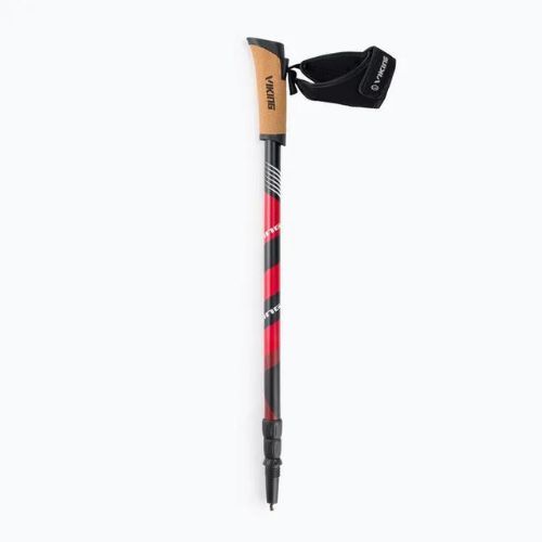 Kije nordic walking Viking Kube Pro red
