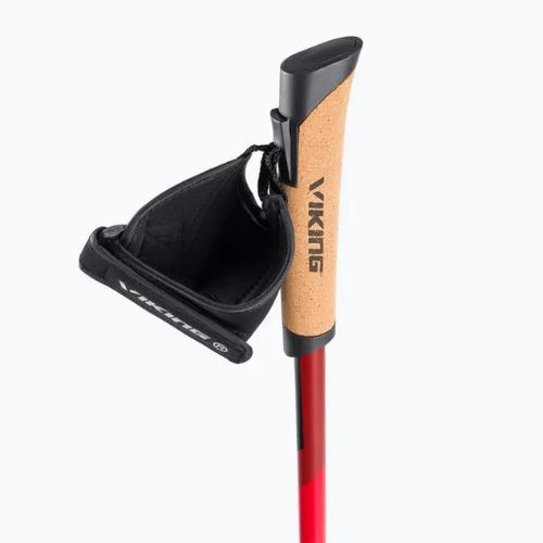 Kije nordic walking Viking Kube Pro red