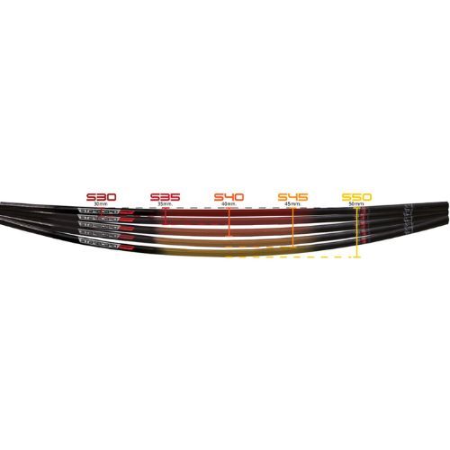 Wiosło SUP 3-częściowe Starboard Enduro Tiki Tech Wave 26 mm Carbon S40