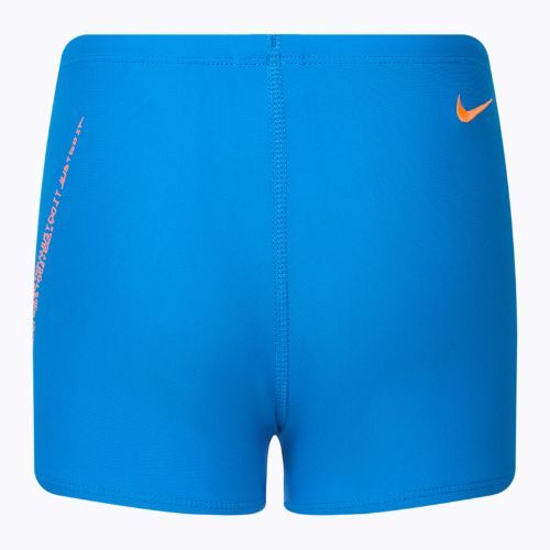 Bokserki pływackie dziecięce Nike Just Do It Swoosh Aquashort photo blue