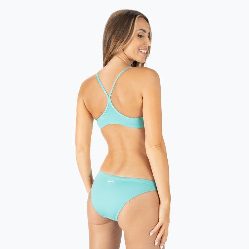Strój pływacki dwuczęściowy damski Nike Essential Sports Bikini washed teal