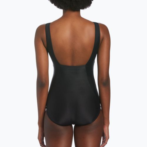 Strój pływacki jednoczęściowy damski Nike Hydralock Sculpt U-Back black