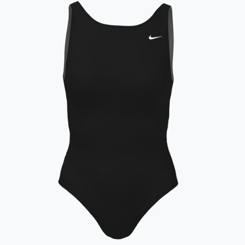 Strój pływacki jednoczęściowy damski Nike Hydralock Sculpt U-Back black