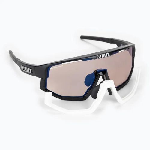 Okulary przeciwsłoneczne Bliz Vision Nano Optics Photochromic matt black/brown blue multi