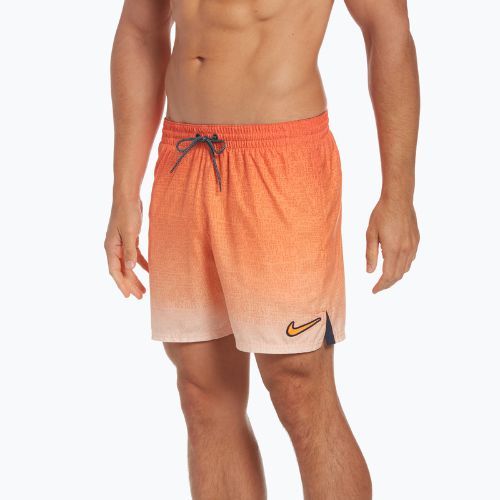 Szorty kąpielowe męskie Nike Just Do It Fade 5" Volley atomic orange