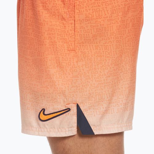 Szorty kąpielowe męskie Nike Just Do It Fade 5" Volley atomic orange